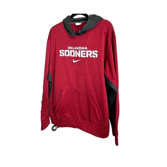 Oklahoma Sooners Nike OU Red Hoodie XL - Picture 3 of 11